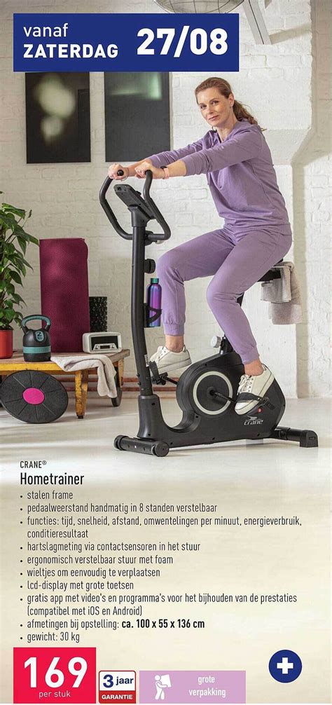 handleiding hometrainer aldi